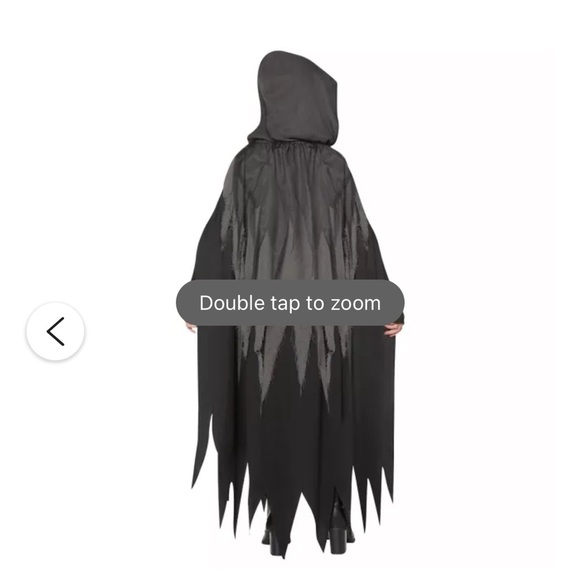 Hallloween costume Kids Dark Reaper Costume size M (8-10) - Picture 4 of 4